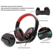 thumbnail image 3 of Auriculares Gaming TFixol Negro y Rojo, 3 of 8