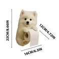 thumbnail image 5 of Dog Toilet Paper Holder with Realistic Dog Sculpture for Wall Mount, Cute and Functional Design for Bathroom and Small Spaces, 5 of 5