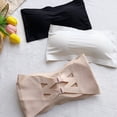 thumbnail image 3 of 3 piezas Boob Tube Ice Silk Traceless Strapless Back Beauty Chest Wrap Boob Tube (color de piel blanco negro), 3 of 5