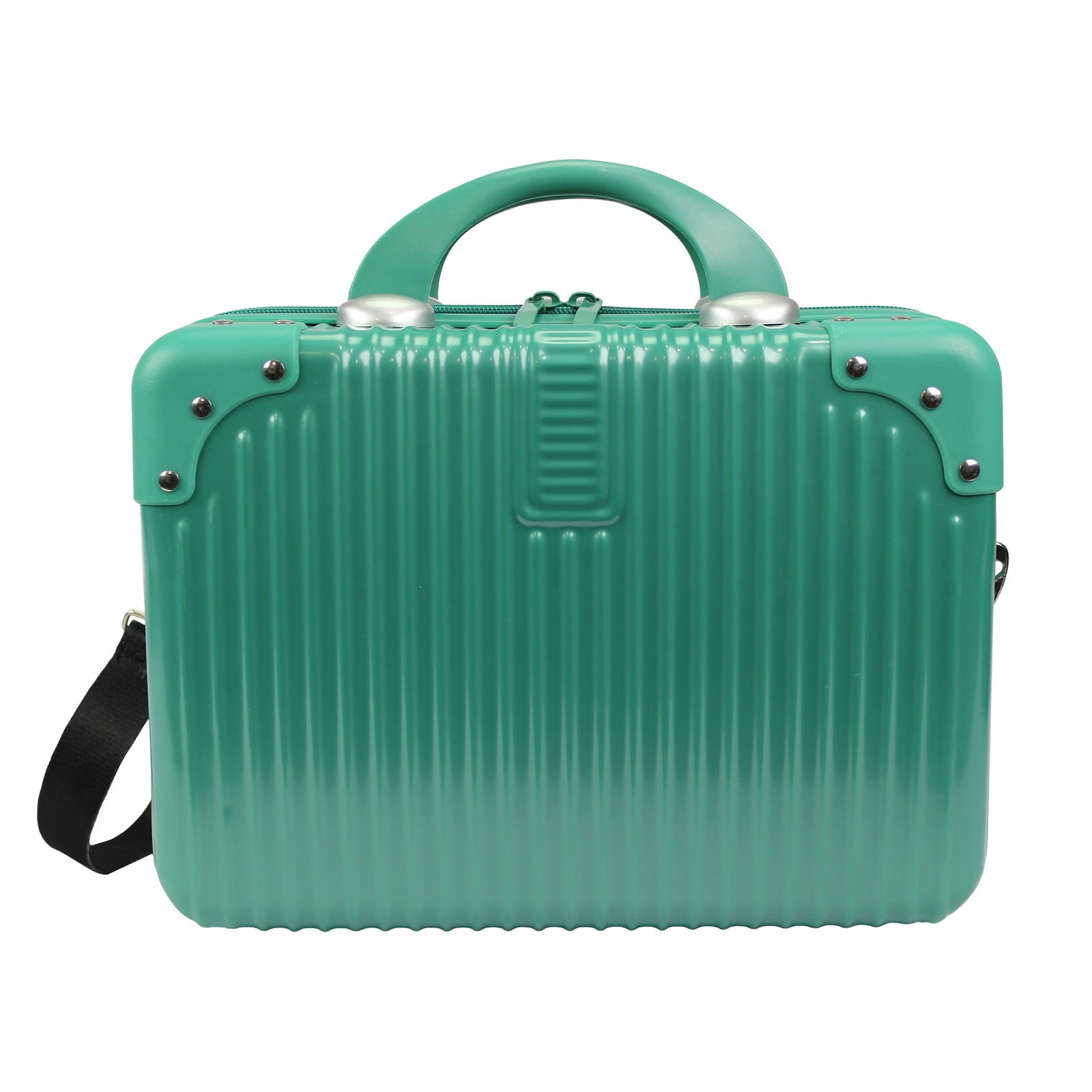 World Traveler Highways 2-Piece Hardside Carry-On Spinner Luggage Set - Green