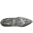 thumbnail image 4 of Michael Kors Womens Paris Pump Pointed Toe Classic Pumps, Silver, Size 9.5, 4 of 6