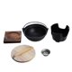 thumbnail image 2 of Camping Stove Cookware Set Portable and Lightweight for Outdoor Use Black material 1 set, 2 of 3