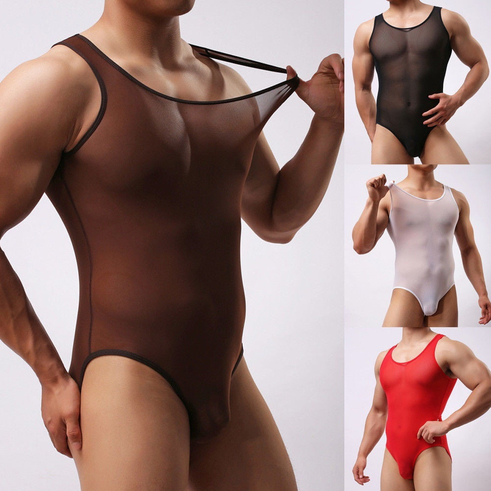 Yeahdor Men's One Piece Wrestling Singlet Color Block Design Sports Bodysuit Shorty Unitard Underwear