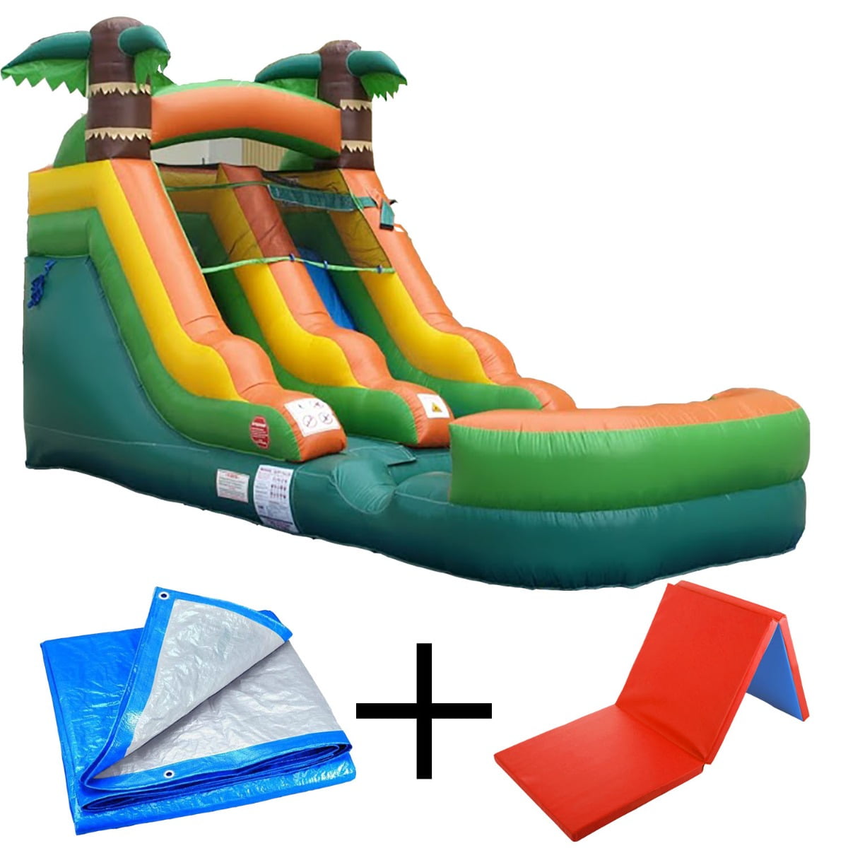 inflatable water slide for backyard