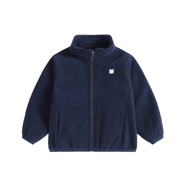 KYAIGUO Kids Toddler Fleece Warm Jacket Fall Spring Zip-Up Light Coat Baby Boys Long Sleeve Cartoon Outwear 2-10T