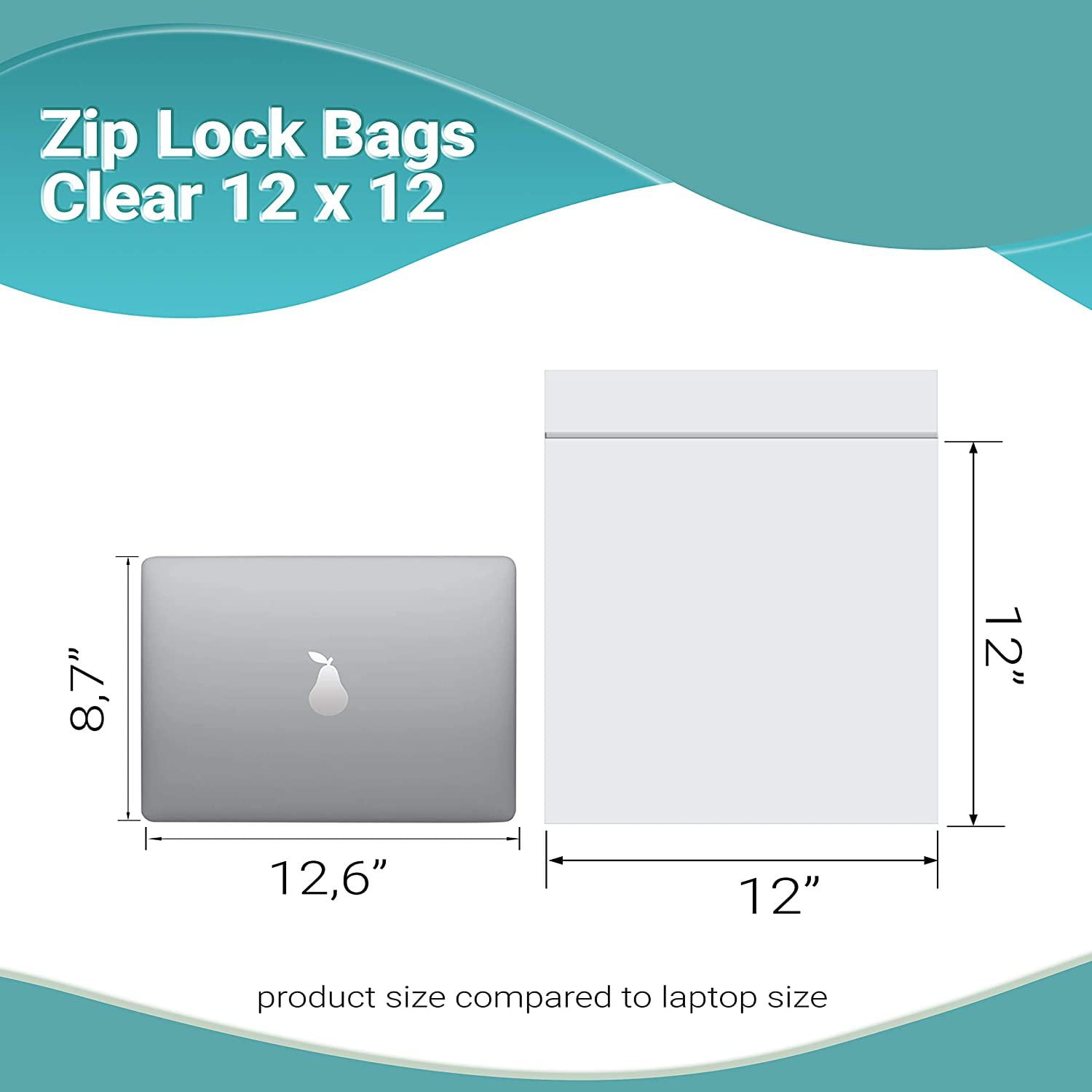 White Zip Lock Bags, Size: 9 x 12 Inch at Rs 4.50/piece in