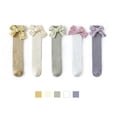 thumbnail image 4 of BJYX Non-slip Korean Version Spring Summer Socks Comfortable And Breathable Children's Lace Socks Princess Socks With Bow, 4 of 5