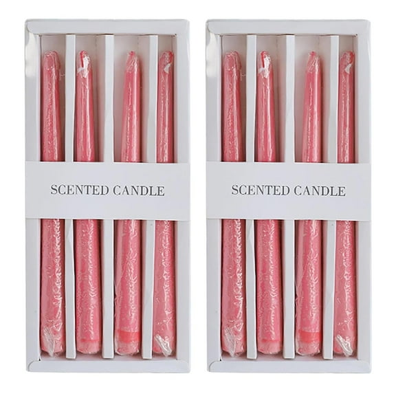 Halloween Decorations Indoor Outdoor - 8Pc Candles - Bleeding Taper Candles Halloween Bleeding Taper Candles Bleeding Candles Bleeding Black Taper Candles