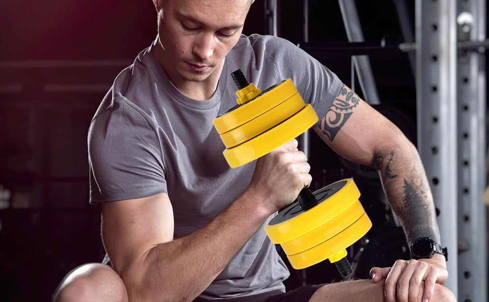 Danolapsi Adjustable Dumbbells,Adjustable Weights Set for Home Gym,44 Lb 2-In-1 Adjustable Dumbbell Set with Foam Handles,Fitness Exercises for Home Gym Suitable Men/Women