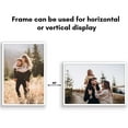 thumbnail image 6 of Americanflat 24x36 Poster Frame with Polished Plexiglass Streamline Collection Thin Border Wall - White, 6 of 6