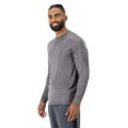 thumbnail image 3 of Hanes Sport Cool DRI Men's Performance Long Sleeve T-Shirt Graphite 2XL, 3 of 5