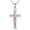 CROSS 2, variant on 925 Sterling Silver Turquoise Exquisite Cross Pendant Necklace Boho Style Jewelry Gifts for Women Mother