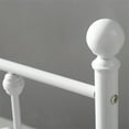 thumbnail image 5 of Lit Grand Size en Métal Complet en Blanc, 5 of 5