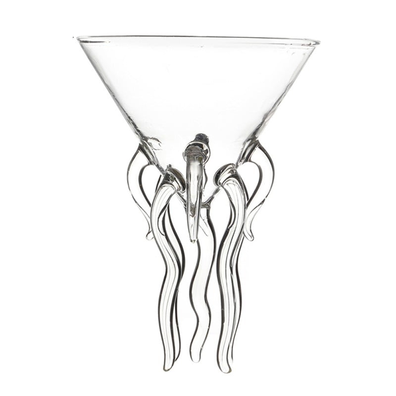 Octopus Jellyfish Martini Glass, Octopus Wine Glass, Cthulhu Style Cocktail  Glasses Cup with Stem, C…See more Octopus Jellyfish Martini Glass, Octopus