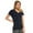 Navy, variant on Women's Classic Fit Cotton V-Neck T-Shirt, 2 Pack L, Charcoal Grey