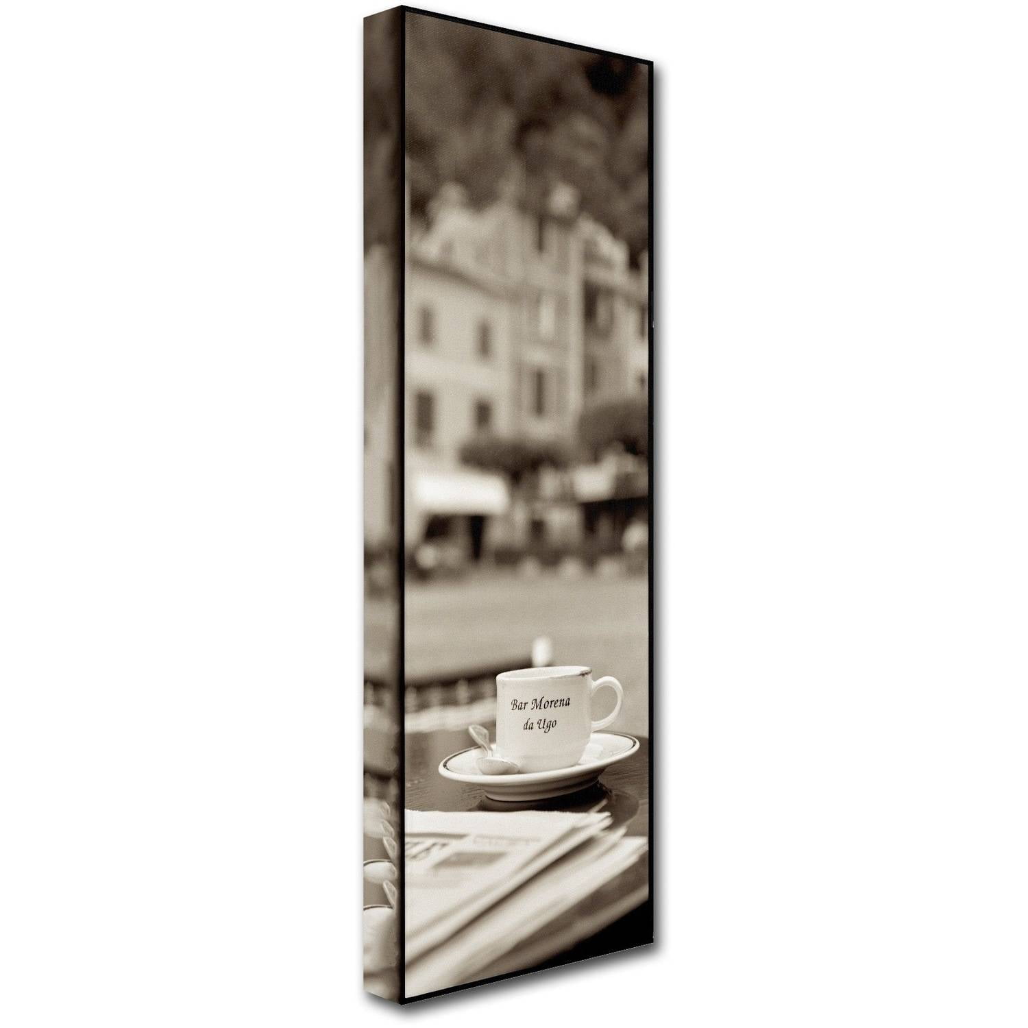 Trademark Fine Art Alan Blaustein Portofino Caffe II Canvas Wall Art - 16x47