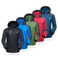 thumbnail image 4 of Chaqueta impermeable Lixada, chaqueta cortavientos, chubasquero, ropa deportiva, al aire libre, senderismo, viajes, ciclismo, abrigo con capucha desmontable para hombres., 4 of 7