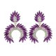 thumbnail image 2 of Pendientes geométricos exagerados con diamantes de imitación para mujer, modelo Grace de moda, C, 2 of 3