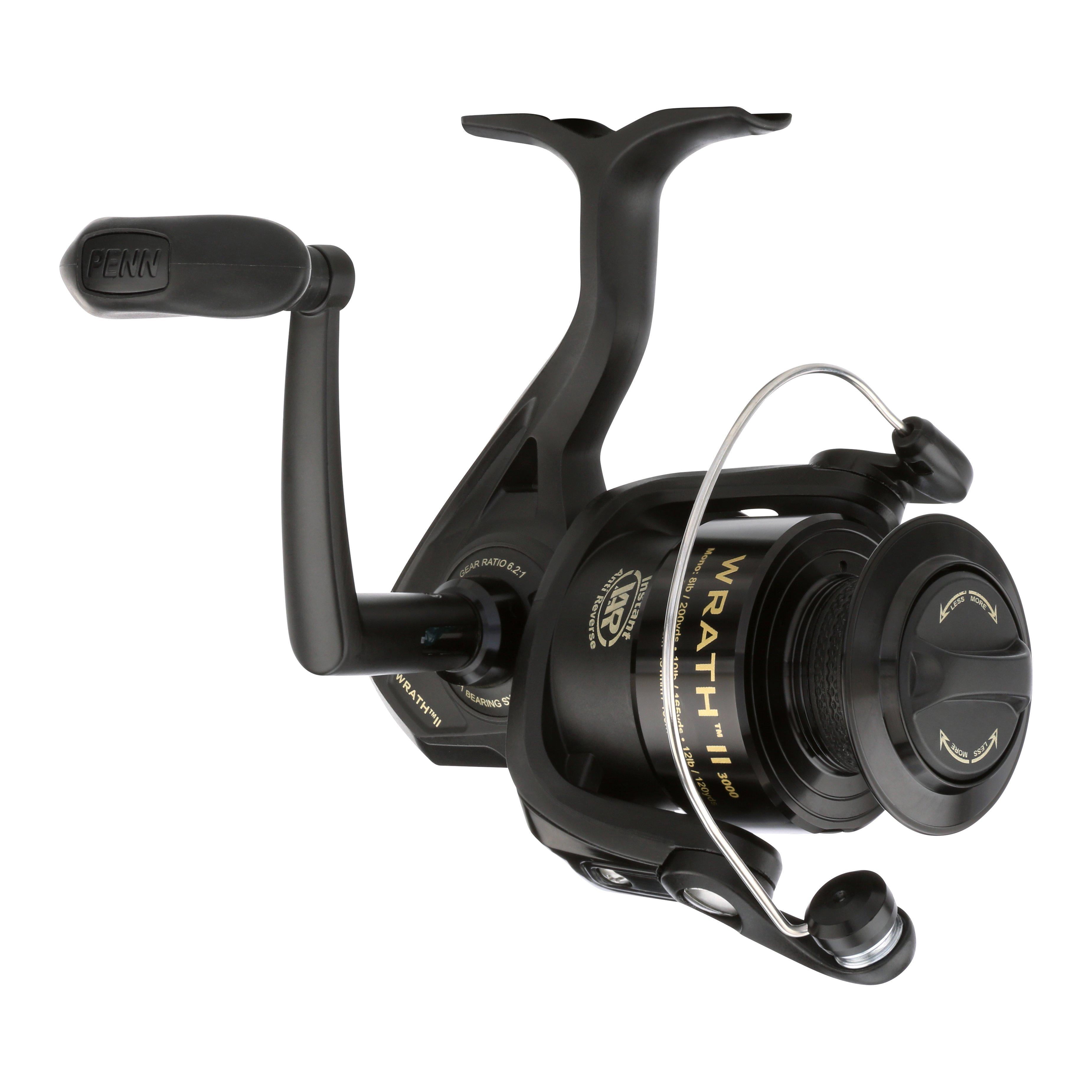 PENN Wrath II Spinning Fishing Reel, 3000 Size Reel