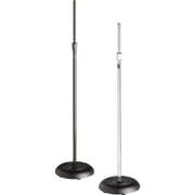 Atlas Sound MS-10C Round Base All-Purpose Mic Stand Ebony