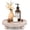 Natural Wood, variant on EOSAHR Wooden Display Riser – Farmhouse Decor Stand for Kitchen, Bathroom, and Home Counter (Brown)