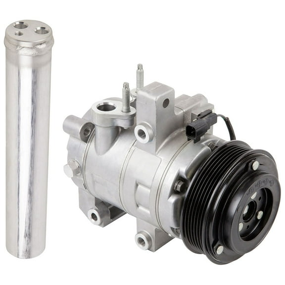 For Ford Mustang GT 2011 2012 2013 2014 OEM AC Compressor w/ A/C Drier - BuyAutoParts