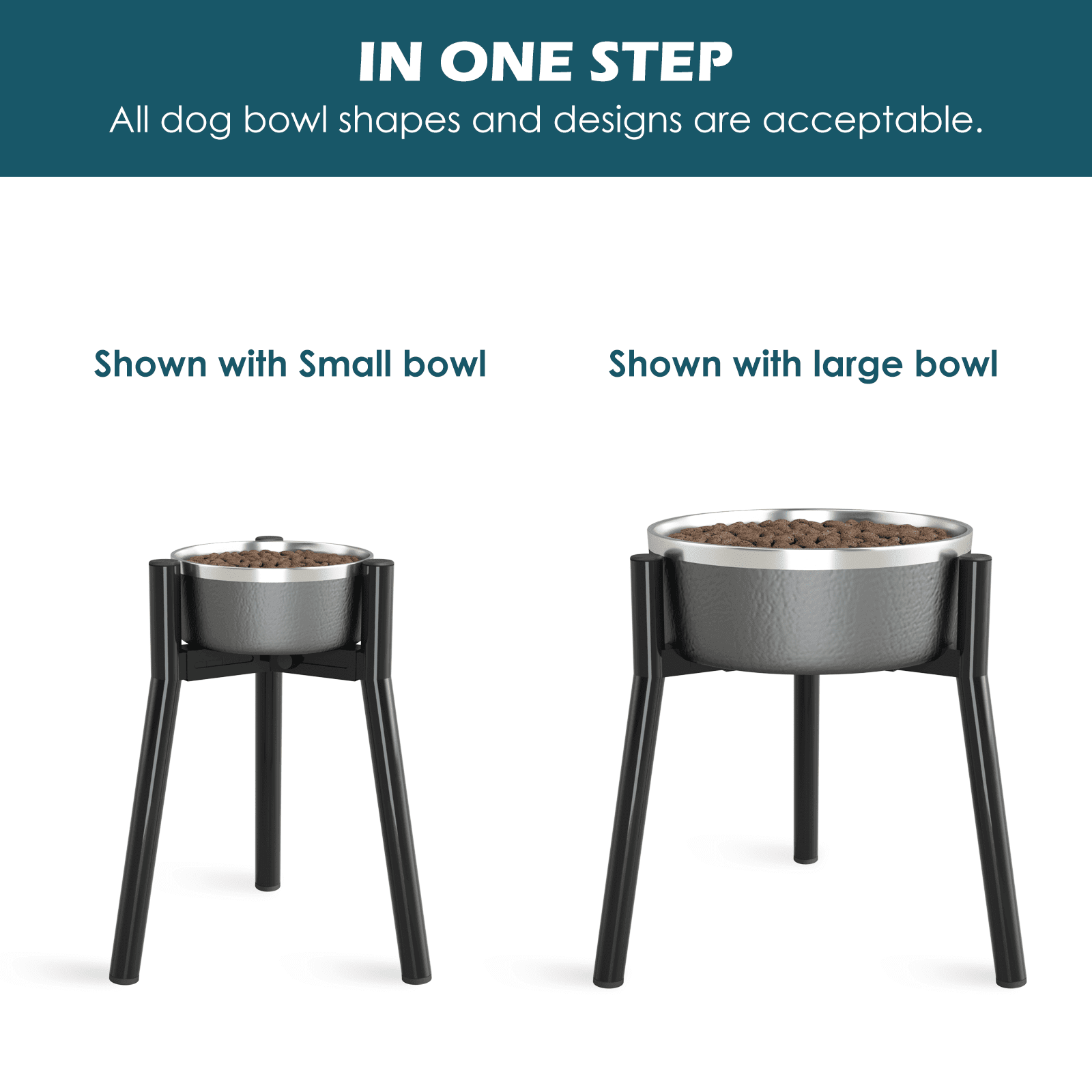 Shainfun Adjustable Elevated Dog Bowl Stand for Large Dogs photo 2