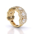 thumbnail image 3 of Jewelerix Moissanite Diamond Engagement Ring 4.50 CT Oval Cut Ring Plated White/yellow/rose Gold Anniversary Ring, 3 of 5