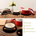 thumbnail image 6 of SKYSONIC Anger Monster Eyes Pot Holders Trivets, 2 Pcs Heat Resistant Trivets,Black Cotton Thread Weave Mats for Hot Pads Pans Pot Bowl Teapot for Kitchen Decor, 6 of 7