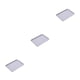 thumbnail image 4 of Wosthever Bandeja de té rectangular brillante y hermosa para la hora del té Bandeja de té rectangular de plástico multifuncional grande gris Type1 NO1, 4 of 6