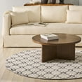 thumbnail image 2 of SAFAVIEH Martha Stewart Vermont Emory Floral Area Rug, Ivory/Navy, 6' x 6' Round, 2 of 10