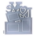 thumbnail image 1 of LOVE Photo Frame Ornaments Molds Epoxy Resin DIY Craft for Home Decoration, 1 of 3