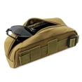 thumbnail image 4 of 3 uds. Estuche para gafas de caza al aire libre, bolsa para colgar en la cintura (barro), 4 of 4