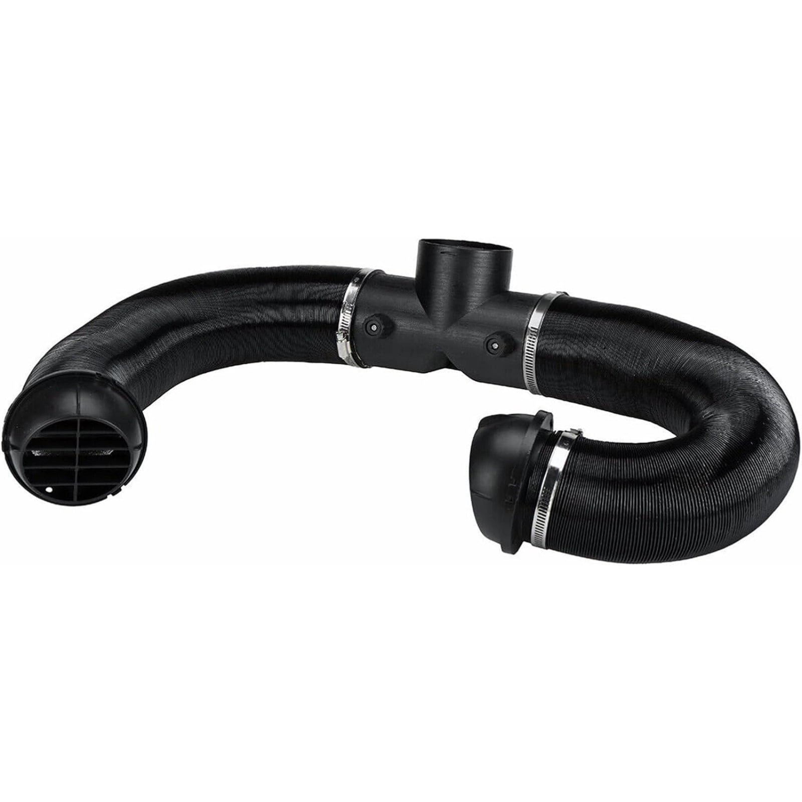 75 mm Diesel Heater T Connector Kit with Dual Air Outlets Extendable Duct Pipes Clamps for Webasto for Eberspächer for Propex Parking Heaters