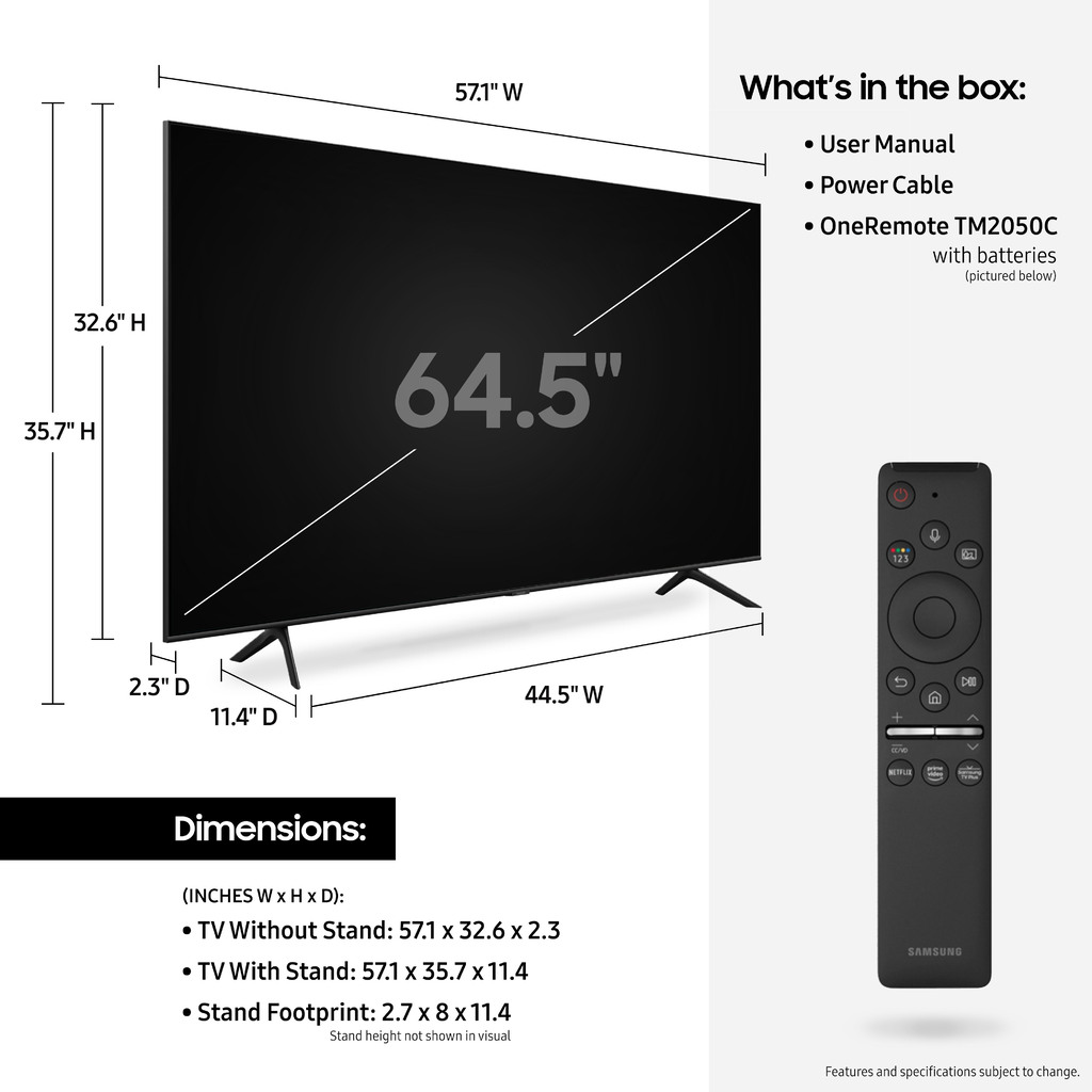 SAMSUNG 65" Class 4K Ultra HD (2160P) HDR Smart QLED TV QN65Q70T 2020 - image 7 of 19