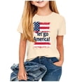 thumbnail image 6 of Afuyipoi Independence Day Kids T-Shirt July 7th Patriotic Graphic Tee Summer Shirt Print Youth Holiday Celebration Apparel Khaki Size 13-14 Years, 6 of 6