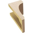 thumbnail image 6 of 5"W x 5"D x 10"H Wide Legacy Rough Cedar Woodgrain TimberThane Corbel, Primed Tan, 6 of 6
