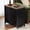 Wood Legs – Black, variant on CHIC HOUSE End Tables for Living Room with Charging Station, Farmhouse Nightstand for Bedroom with Drawer Storage, Narrow Side Tables Accent Tables, Small Tables for Small Spaces, Black