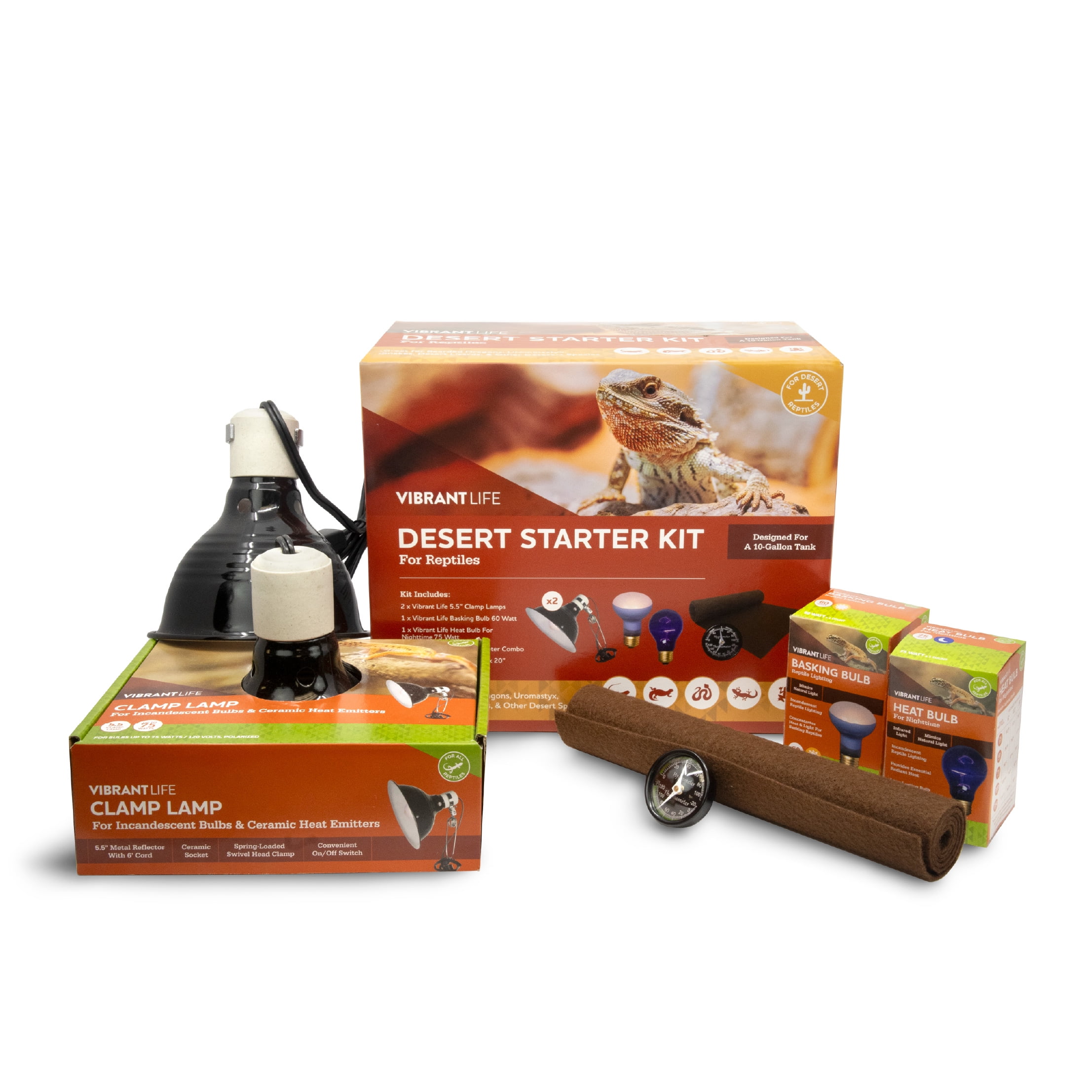 REPTIZOO T5 HO UVB Lighting Combo Kit, Terrarium Hood Comes with