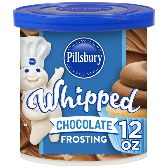 Pillsbury Whipped Chocolate Frosting, 12 oz Tub