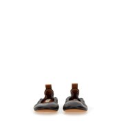 Lanvin Gathered Design Leather Ballerina Flats Black (Women's)