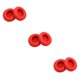 thumbnail image 3 of Seitruly 1 par de 2 almohadillas para los oídos para auriculares, almohadillas para los oídos para juegos montadas en la cabeza, esponja con estampado Type1 NO1, 3 of 6