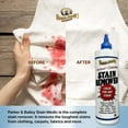 thumbnail image 2 of Parker & Bailey Liquid Stain Remover-Instant laundry clothing fabric ink grease blood grass stain coffee red wine food carpet furniture stain cleaner odorless detergent booster, 8 ounces, 2 of 4