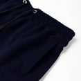 thumbnail image 4 of QATAINLAV Sweat Shorts for Men Casual Drawstring Elastic Waist Cargo Shorts with Multi-Pockets Outdoor Basic Solid Color Workout Shorts The Today Show Steals And Deals Navy S, 4 of 6