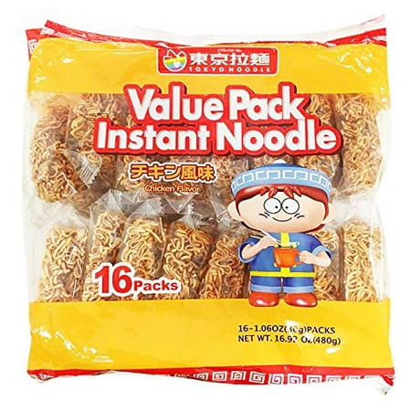 Mini Instant Tokyo Noodles Value Pack Chicken Flavor (Best Korean Instant Noodles 2019)