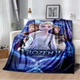 thumbnail image 4 of Manta ligera con estampado de Frozen de Disney para sala de estar, dormitorio, habitación de niños, manta cálida, regalo de Navidad, 4 of 4