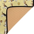 Cartoon Yoga Dog Beagle Memory Foam Area Rug 60