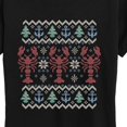 thumbnail image 3 of Instant Message - Nautical Fairisle Sweater Short Sleeve Graphic T-Shirt, 3 of 6