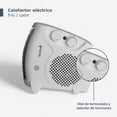 thumbnail image 2 of Calefactor Ventilador Calentador Eléctrico Voltio 1500W Portatil blanco, 2 of 8