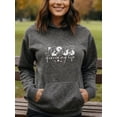 thumbnail image 3 of Christian Blessed Hoodie for Men Women, Faith Pullover Hooded Sweatshirt, Cozy Cotton Poly Blend, Inspirational Casual Outfit, 3 of 5